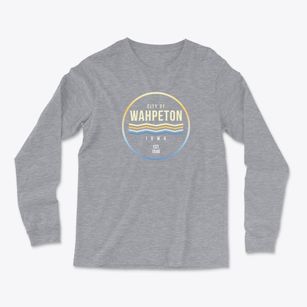 Wahpeton Iowa Color Fade Light Soft Long Sleeve T-Shirt