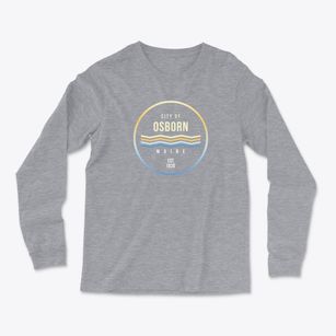 Osborn Maine Color Fade Light Soft Long Sleeve T-Shirt