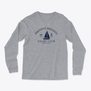 Preston Heights Illinois Yacht Club Light Soft Long Sleeve T-Shirt