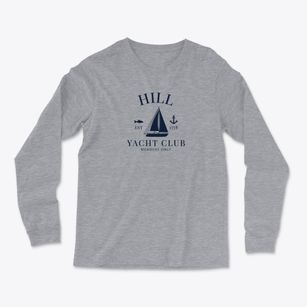 Hill New Hampshire Yacht Club Light Soft Long Sleeve T-Shirt