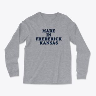Frederick Kansas Classic 70s Light Soft Long Sleeve T-Shirt