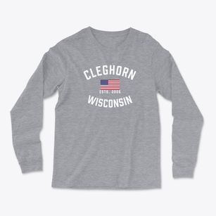 Cleghorn Wisconsin Patriot Light Soft Long Sleeve T-Shirt