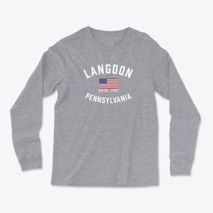 Langdon Pennsylvania Patriot Light Soft Long Sleeve T-Shirt