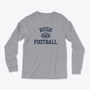 Bush Maryland Football Light Soft Long Sleeve T-Shirt