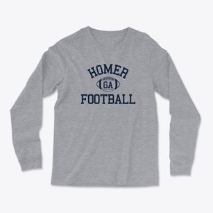 Homer Georgia Football Light Soft Long Sleeve T-Shirt