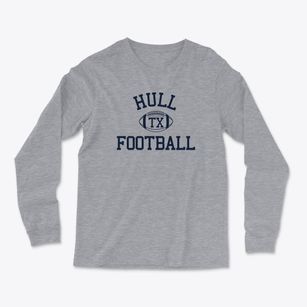 Hull Texas Football Light Soft Long Sleeve T-Shirt
