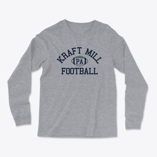 Kraft Mill Pennsylvania Football Light Soft Long Sleeve T-Shirt