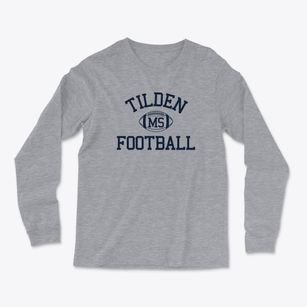 Tilden Mississippi Football Light Soft Long Sleeve T-Shirt