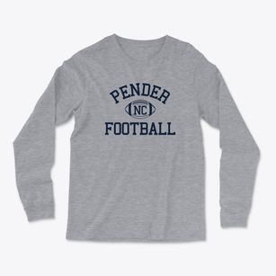 Pender North Carolina Football Light Soft Long Sleeve T-Shirt