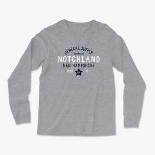 Notchland New Hampshire General Supply Light Soft Long Sleeve T-Shirt
