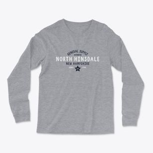 North Hinsdale New Hampshire General Supply Light Soft Long Sleeve T-Shirt