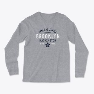 Brooklyn Washington General Supply Light Soft Long Sleeve T-Shirt