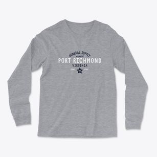 Port Richmond Virginia General Supply Light Soft Long Sleeve T-Shirt