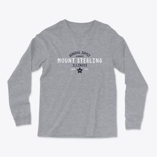 Mount Sterling Illinois General Supply Light Soft Long Sleeve T-Shirt
