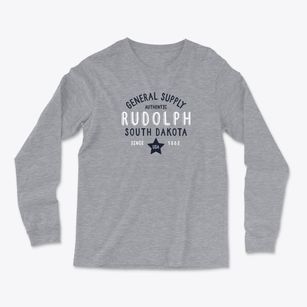 Rudolph South Dakota General Supply Light Soft Long Sleeve T-Shirt