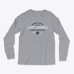 Last Chance North Carolina General Supply Light Soft Long Sleeve T-Shirt