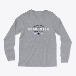 Pocahontas Bay Washington General Supply Light Soft Long Sleeve T-Shirt
