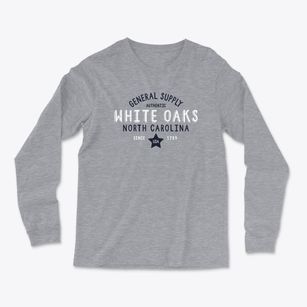 White Oaks North Carolina General Supply Light Soft Long Sleeve T-Shirt