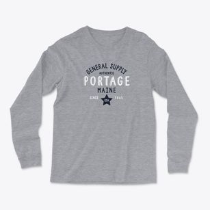 Portage Maine General Supply Light Soft Long Sleeve T-Shirt