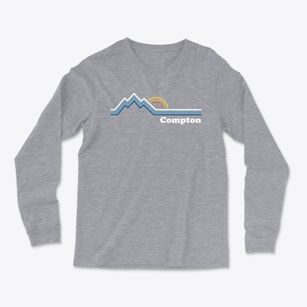 Compton Maryland Mountain View Light Soft Long Sleeve T-Shirt