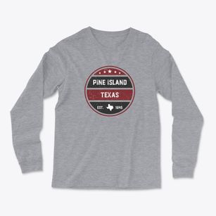 Pine Island Texas Americana Light Soft Long Sleeve T-Shirt