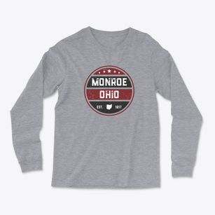 Monroe Ohio Americana Light Soft Long Sleeve T-Shirt