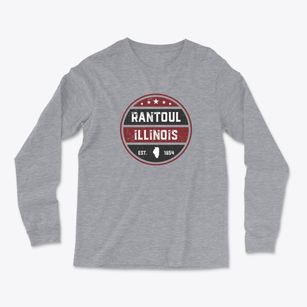 Rantoul Illinois Americana Light Soft Long Sleeve T-Shirt