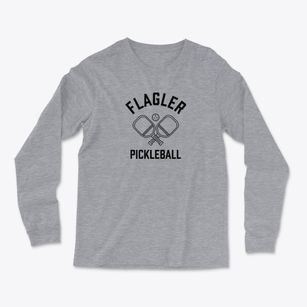Flagler Iowa Pickleball Light Soft Long Sleeve T-Shirt