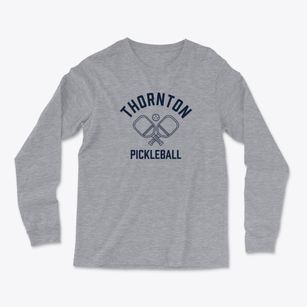 Thornton West Virginia Pickleball Light Soft Long Sleeve T-Shirt