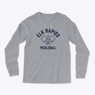 Elk Rapids Michigan Pickleball Light Soft Long Sleeve T-Shirt