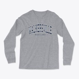 Walkersville Maryland Traditional Light Soft Long Sleeve T-Shirt
