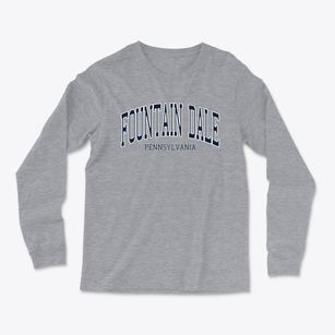 Fountain Dale Pennsylvania Traditional Light Soft Long Sleeve T-Shirt