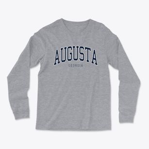 Augusta Georgia Traditional Light Soft Long Sleeve T-Shirt
