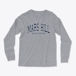 Mars Hill North Carolina Traditional Light Soft Long Sleeve T-Shirt