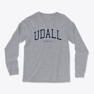 Udall Kansas Traditional Light Soft Long Sleeve T-Shirt