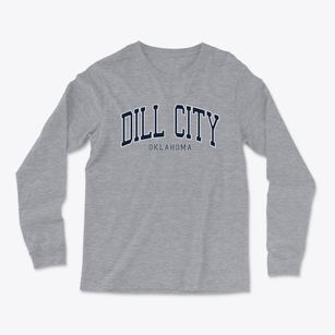 Dill City Oklahoma Traditional Light Soft Long Sleeve T-Shirt