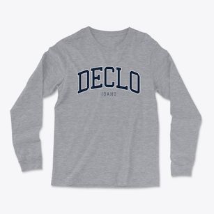 Declo Idaho Traditional Light Soft Long Sleeve T-Shirt