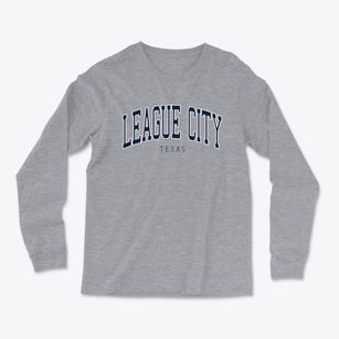 League City Texas Traditional Light Soft Long Sleeve T-Shirt