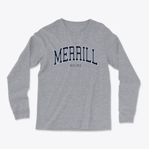 Merrill Maine Traditional Light Soft Long Sleeve T-Shirt