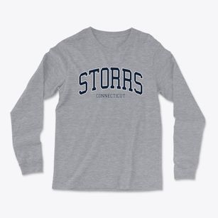 Storrs Connecticut Traditional Light Soft Long Sleeve T-Shirt