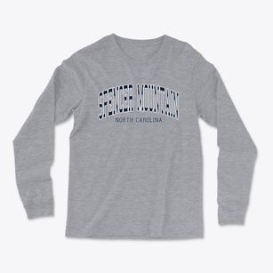 Spencer Mountain North Carolina Traditional Light Soft Long Sleeve T-Shirt