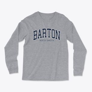 Barton North Dakota Traditional Light Soft Long Sleeve T-Shirt