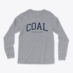 Coal Pennsylvania Traditional Light Soft Long Sleeve T-Shirt