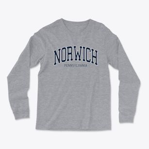Norwich Pennsylvania Traditional Light Soft Long Sleeve T-Shirt