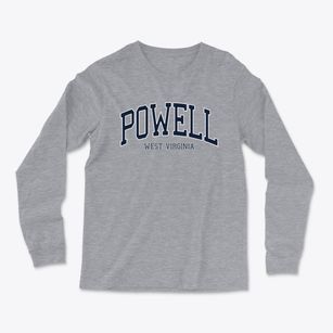 Powell West Virginia Traditional Light Soft Long Sleeve T-Shirt