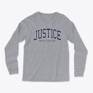 Justice North Carolina Traditional Light Soft Long Sleeve T-Shirt
