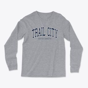 Trail City South Dakota Traditional Light Soft Long Sleeve T-Shirt