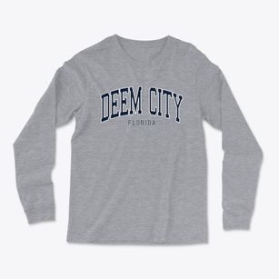 Deem City Florida Traditional Light Soft Long Sleeve T-Shirt