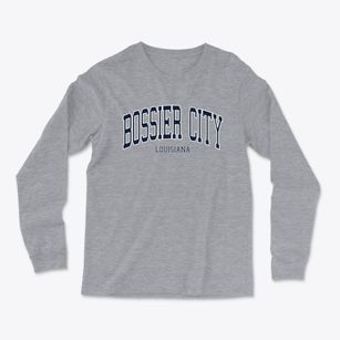 Bossier City Louisiana Traditional Light Soft Long Sleeve T-Shirt