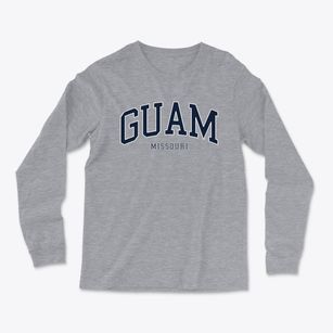 Guam Missouri Traditional Light Soft Long Sleeve T-Shirt